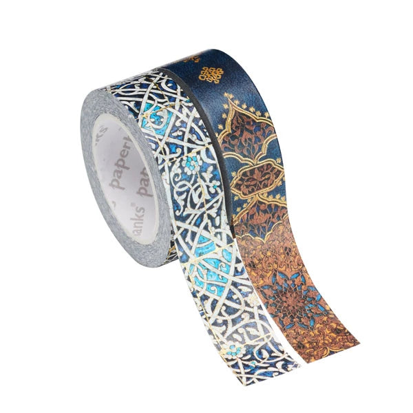 Paperblanks Paper Tape - Granada Turquoise &amp; Safavid Indigo