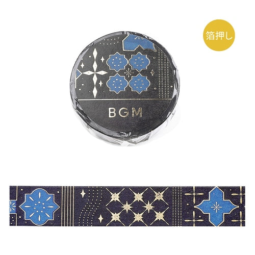 BGM Masking Tape - Tile Art - Night Sky