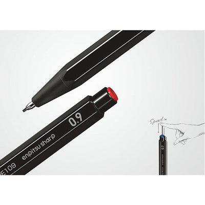 Kokuyo Enpitsu Sharp Mechanical Pencil - Black Body - 0.7 mm