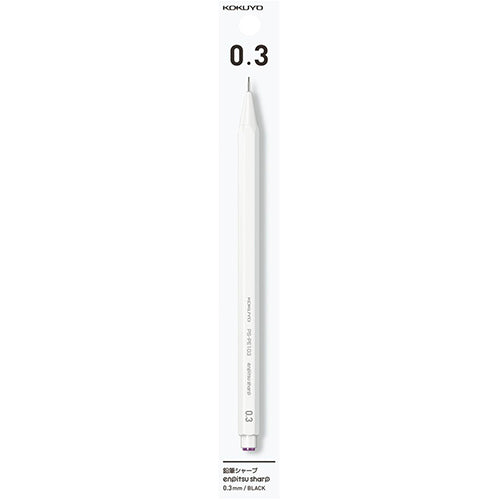 Kokuyo Enpitsu Sharp Mechanical Pencil - White Body - 0.3 mm