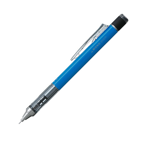 Tombow Mono Graph Shaker Mechanical Pencil - 0.3 mm - Neon Blue