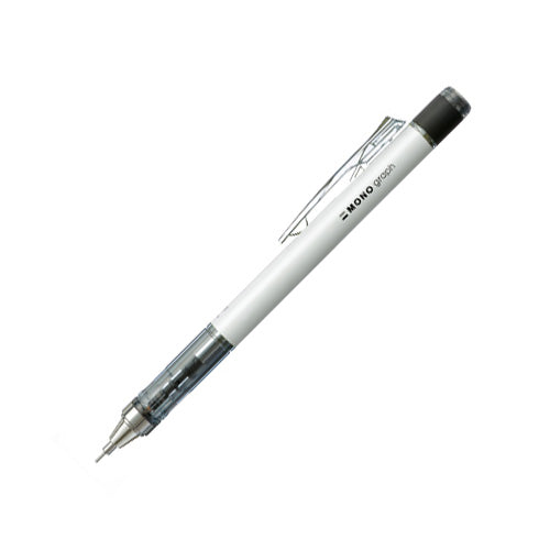 Tombow Mono Graph Shaker Mechanical Pencil - 0.5 mm - White