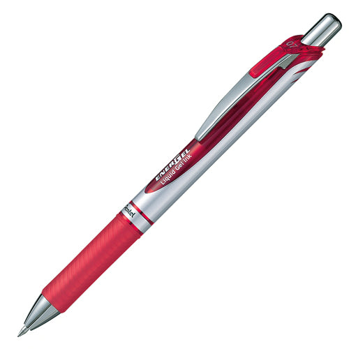 Pentel EnerGel RTX Gel Pen - Conical - 0.7 mm - Red