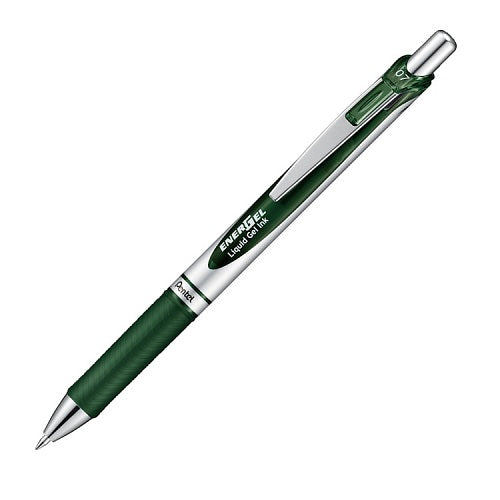 Pentel EnerGel RTX Gel Pen - Conical - 0.7 mm - Forest Green