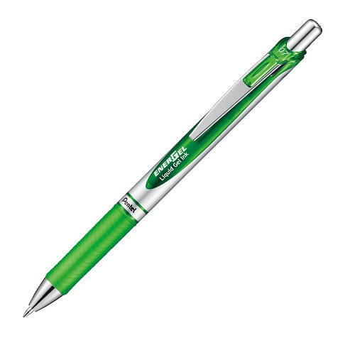 Pentel EnerGel RTX Gel Pen - Conical - 0.7 mm - Lime Green