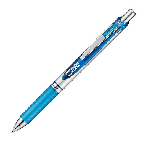 Pentel EnerGel RTX Gel Pen - Conical - 0.7 mm - Sky Blue