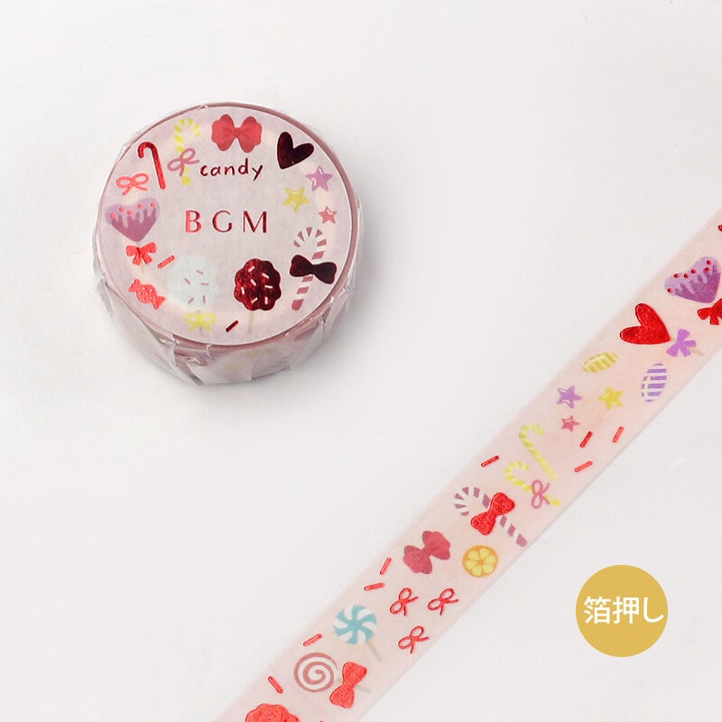 BGM Foil Washi Tape - Colorful Candy