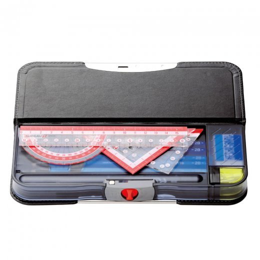 Sonic Brave Allock Double-Sided Pencil Case with Clear Pouch - Black