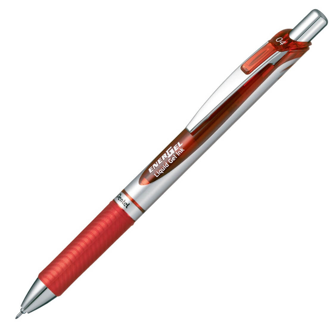 Pentel EnerGel RTX Gel Pen - Needle-Point - 0.4 mm - Red