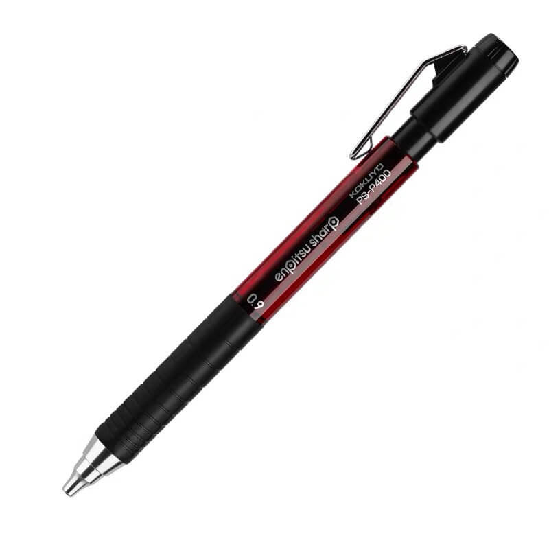 Kokuyo Enpitsu Sharp Mechanical Pencil - Type M - 0.9 mm - Red