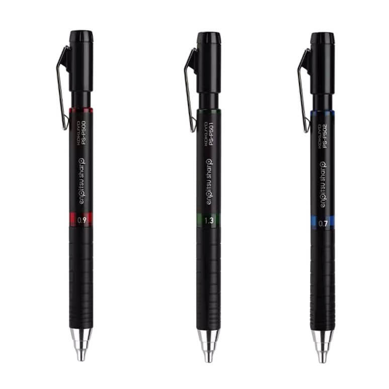 Enpitsu Note Book Kokuyo Enpitsu Sharp Mechanical Pencil - Type Mx - 1.3 mm - Green ...