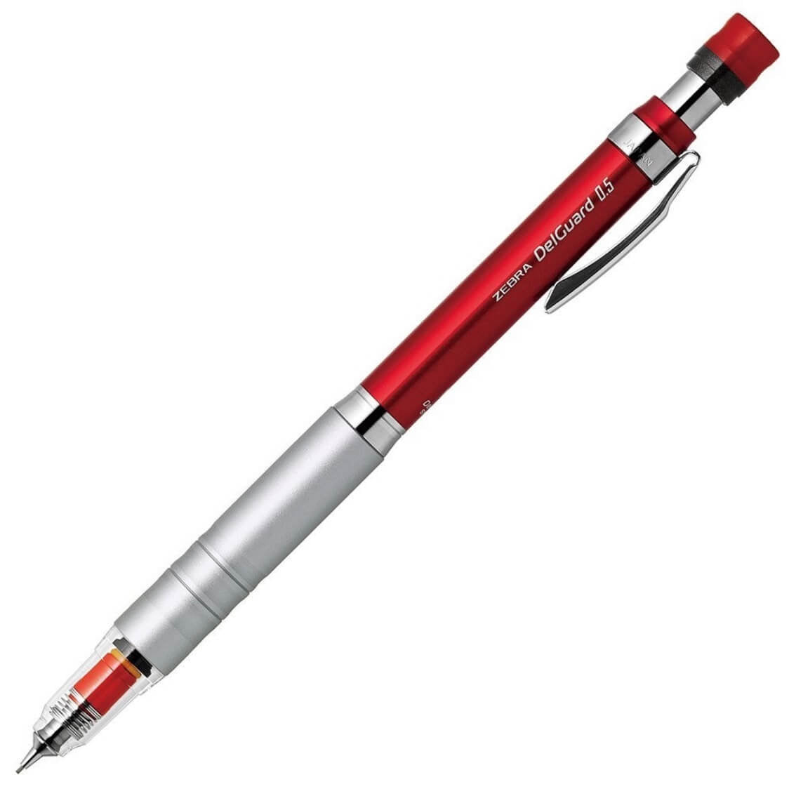 Zebra DelGuard Mechanical Pencil - Type-Lx - 0.5 mm - Red