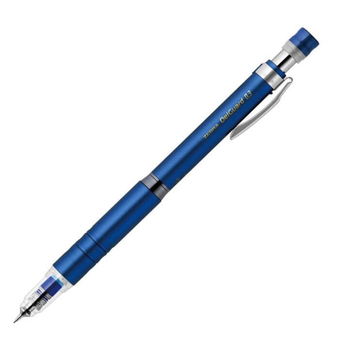 Zebra DelGuard Mechanical Pencil - Type-Lx - 0.3 mm - Blue