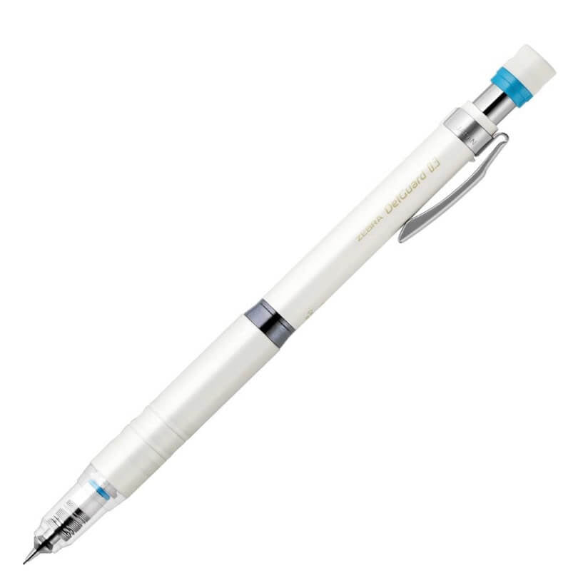 Zebra DelGuard Mechanical Pencil - Type-Lx - 0.3 mm - White