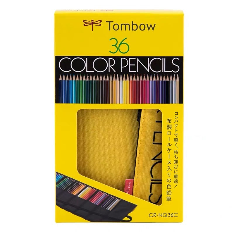 Tombow 1500 Series Colored Pencils - Roll Up Case - 36 Colors