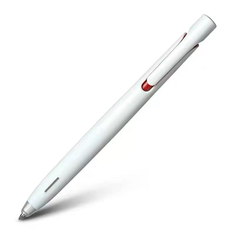 Zebra bLen Ballpoint Pen - 0.5 mm - White Body - Red Ink