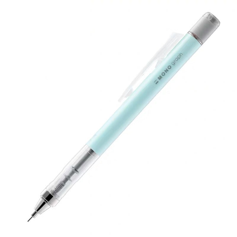 Tombow Mono Graph Shaker Mechanical Pencil - 0.5 mm - Ice Blue