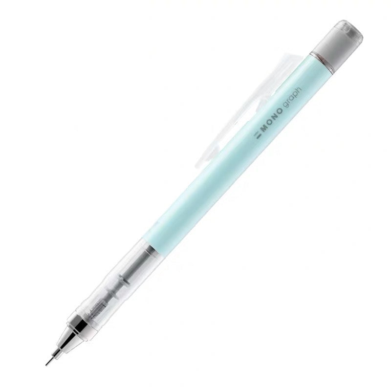 Tombow Mono Graph Shaker Mechanical Pencil - 0.3 mm - Ice Blue