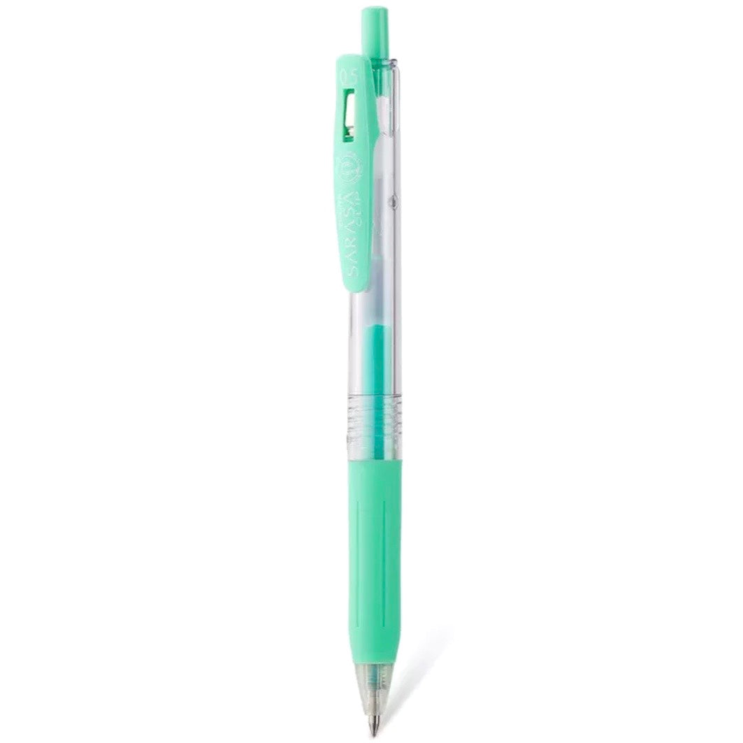 Zebra Sarasa Push Clip Gel Pen - 0.5 mm - Milk Green