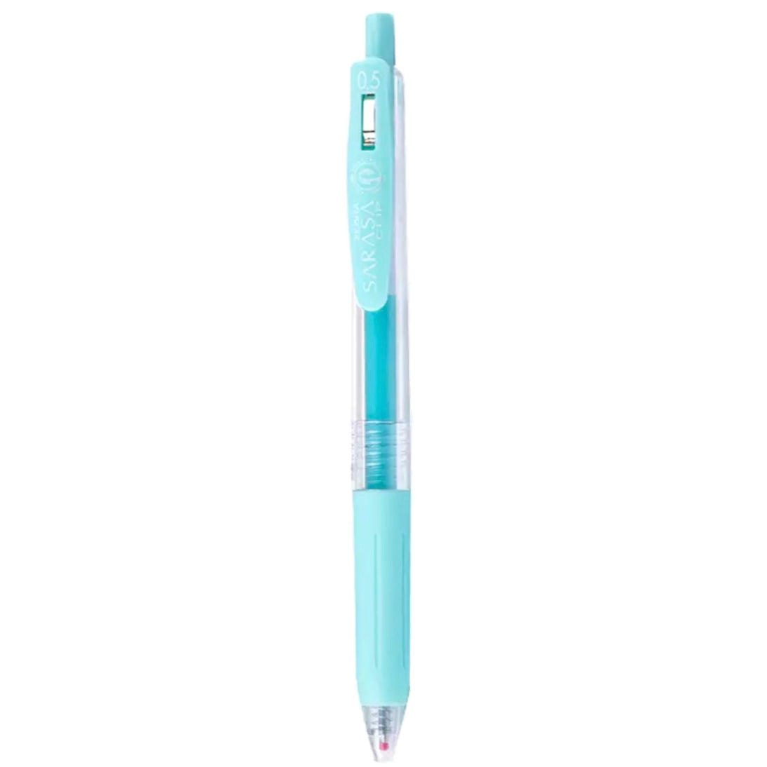 Zebra Sarasa Push Clip Gel Pen - 0.5 mm - Milk Blue Green