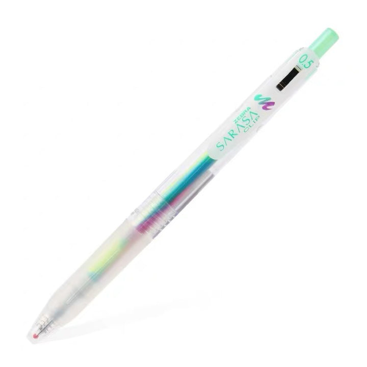 Zebra Sarasa Clip Marble Color Gel Pen - 0.5 mm - Mint Shower