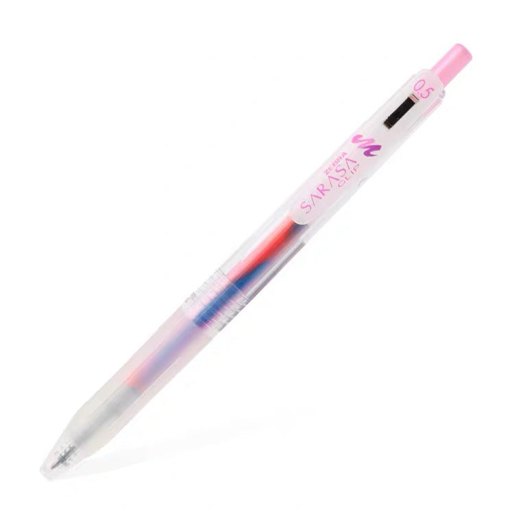 Zebra Sarasa Clip Marble Color Gel Pen - 0.5 mm - Cotton Candy