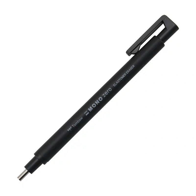 Tombow Mono Zero Eraser - 2.3 mm - Circle - Black Body