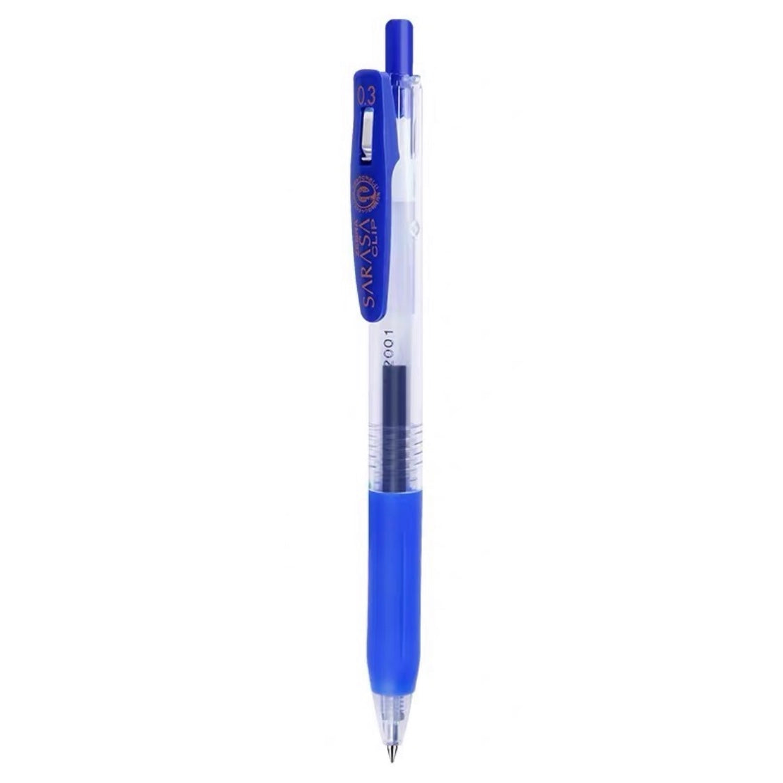 Zebra Sarasa Push Clip Gel Pen - 0.3 mm - Blue