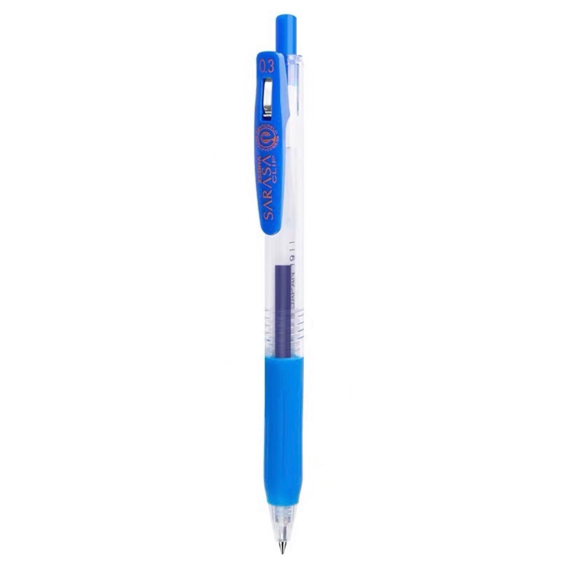 Zebra Sarasa Push Clip Gel Pen - 0.3 mm - Cobalt Blue