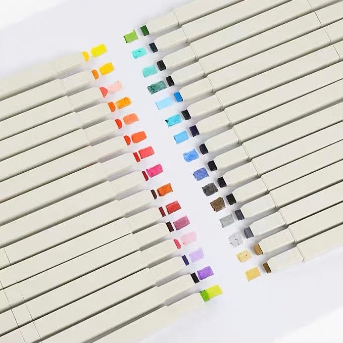 Kokuyo Pasta Gel Graphic Markers - 10 Color Set