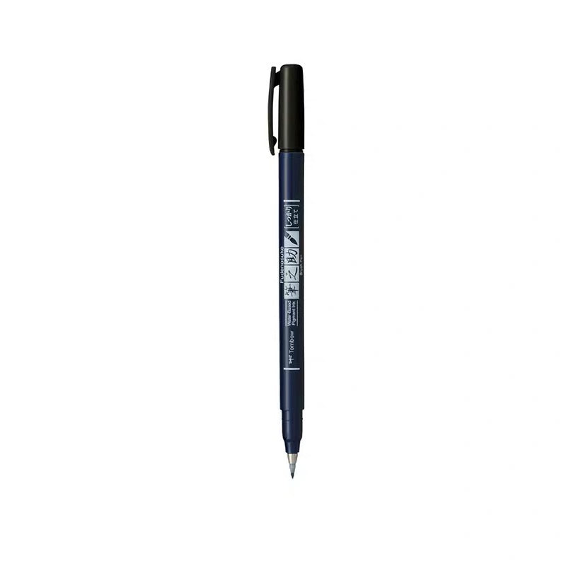 Tombow Fudenosuke Brush Pen - Hard Tip - Black