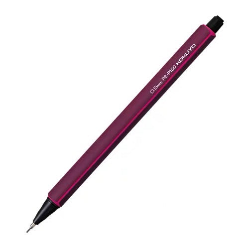 Kokuyo Enpitsu Sharp Mechanical Pencil - 0.9 mm - Wine Red