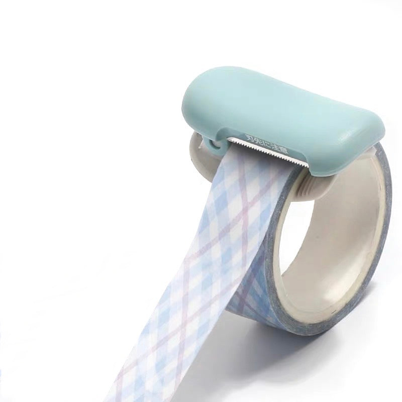 Kokuyo Karu Cut Washi Tape Cutter - Clip - 20-25 mm - Light Green