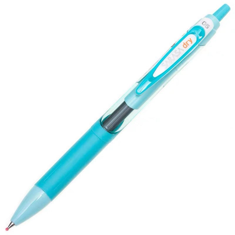 Zebra Sarasa Dry Gel Pen - 0.5 mm - Light Blue - Black Ink