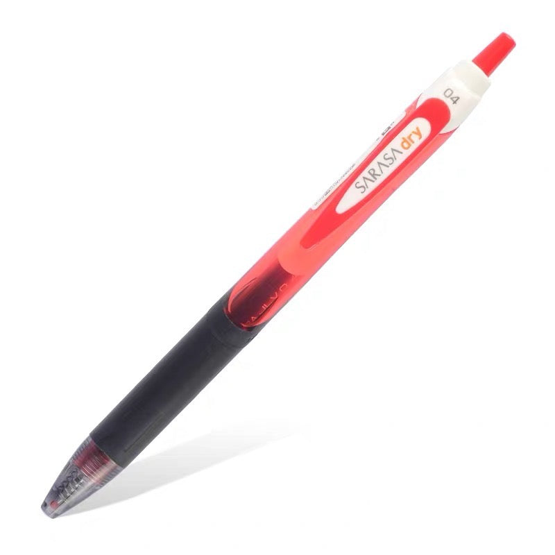 Zebra Sarasa Dry Gel Pen - 0.4 mm - Red