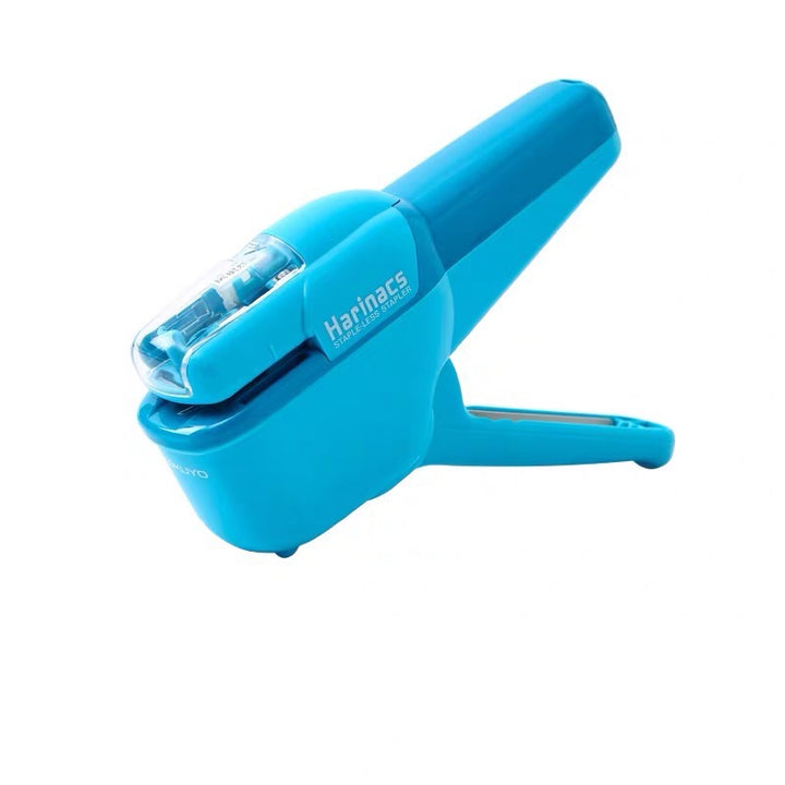 Kokuyo Harinacs Stapleless Stapler - Handy 10 Sheets - Light Blue