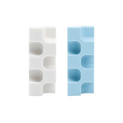 Kokuyo Kadokeshi 28-Corner Eraser - Small - Pack of 2 - Blue and White
