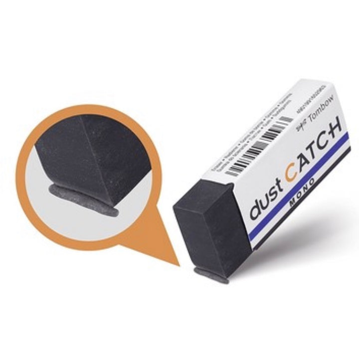 Tombow Mono Eraser - Black - Dust Catch