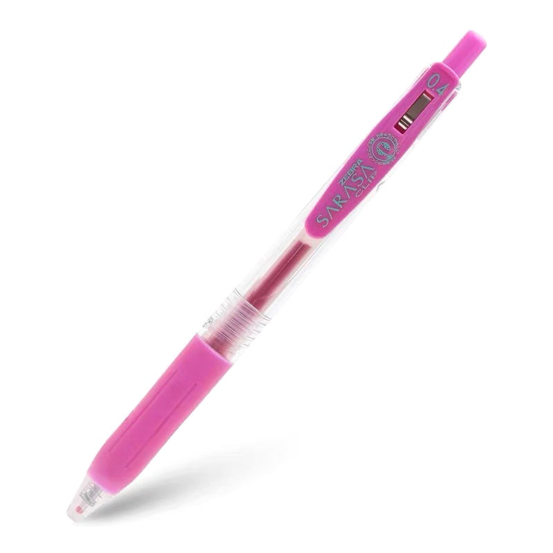 Zebra Sarasa Push Clip Gel Pen - 0.4 mm - Light Pink