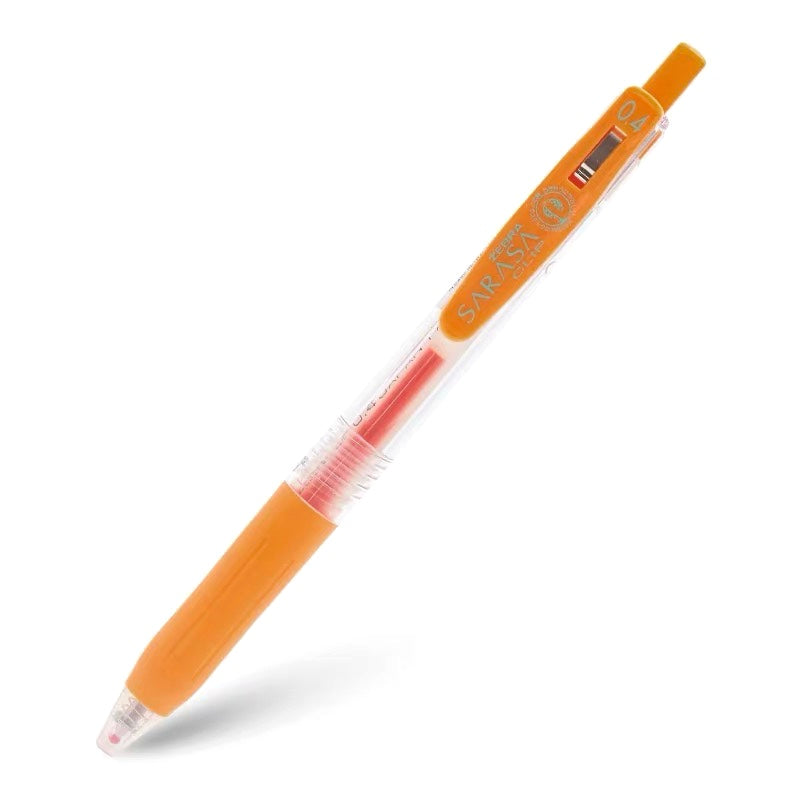 Zebra Sarasa Push Clip Gel Pen - 0.4 mm - Orange