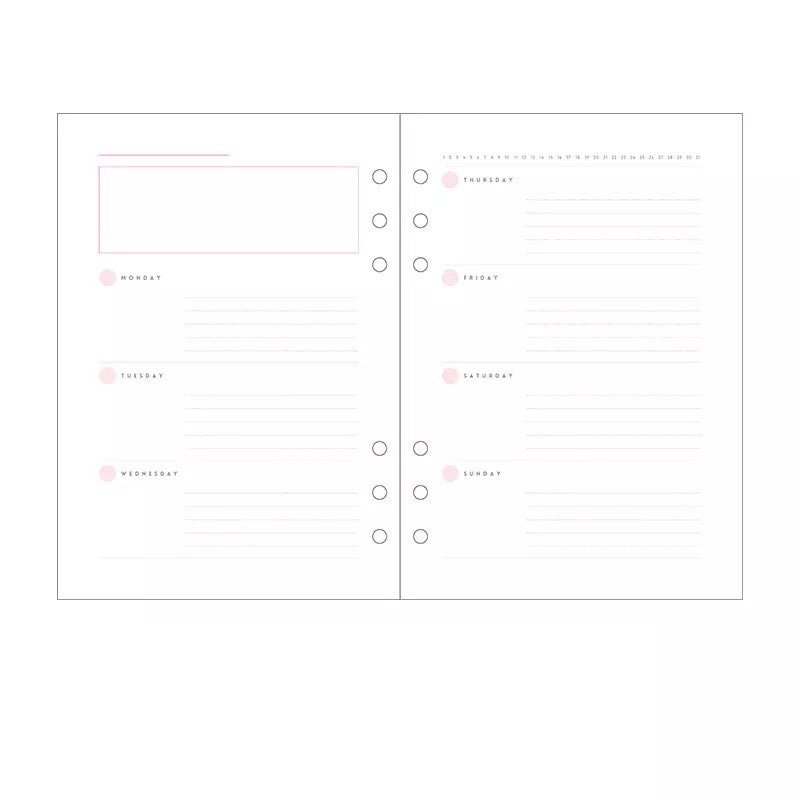 Mark's System Planner Binder - A5 - Stripe