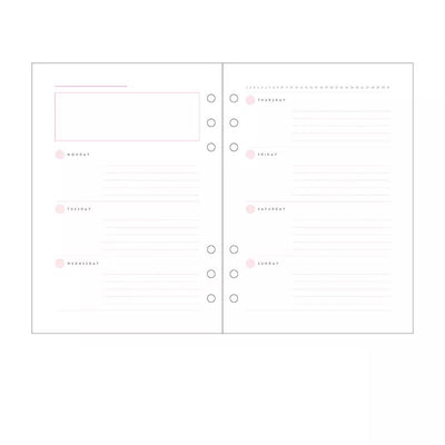 Mark's System Planner Binder - A5 - Stripe