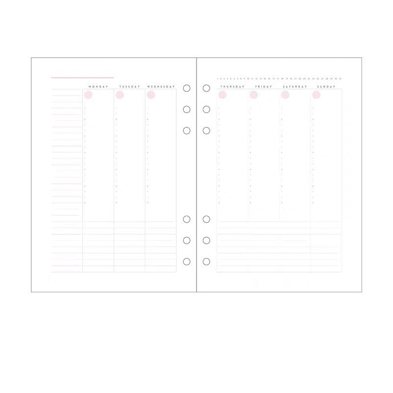 Mark's System Planner Binder - A5 - Navy