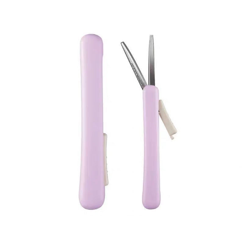 Kokuyo Saxa Poche Scissors - Lavender