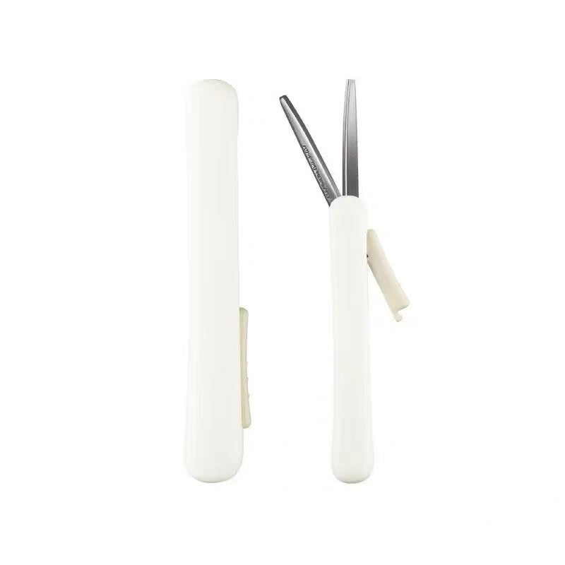 Kokuyo Saxa Poche Scissors - White