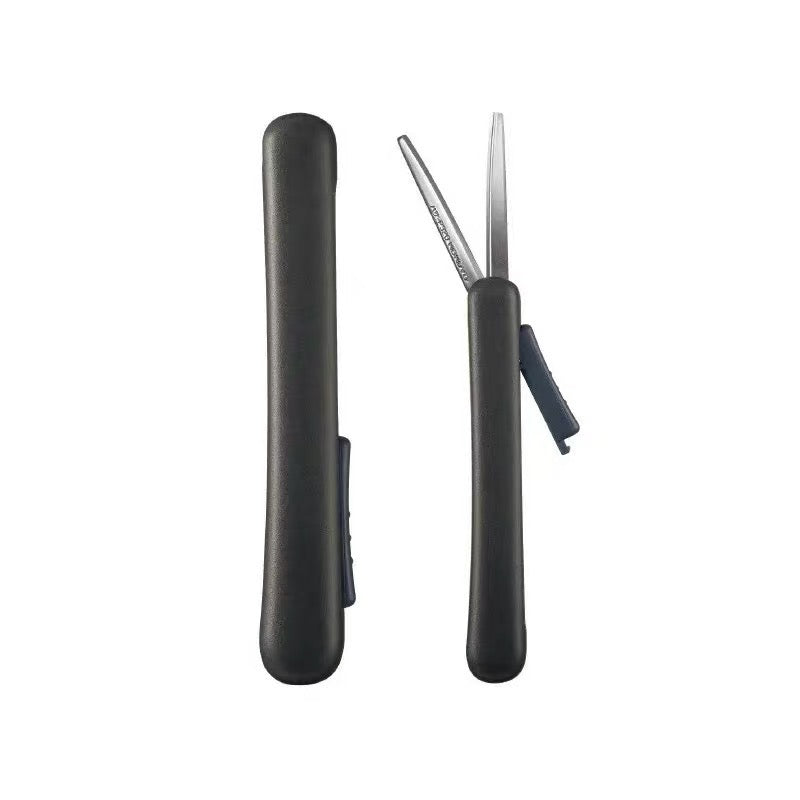 Kokuyo Saxa Poche Scissors - Black