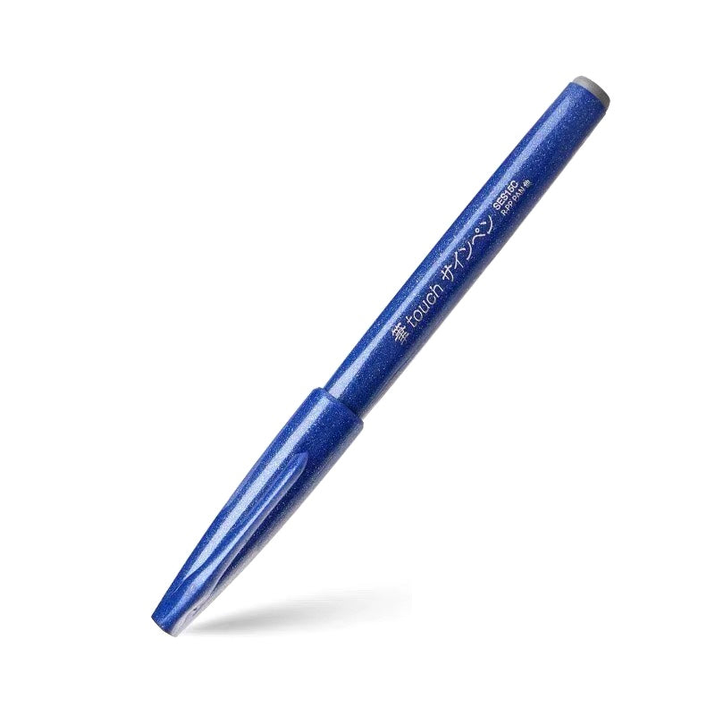 Pentel Fude Touch Brush Sign Pen - Blue