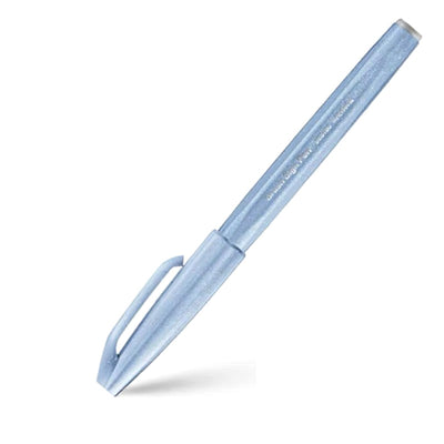 Pentel Fude Touch Brush Sign Pen - Gray Blue