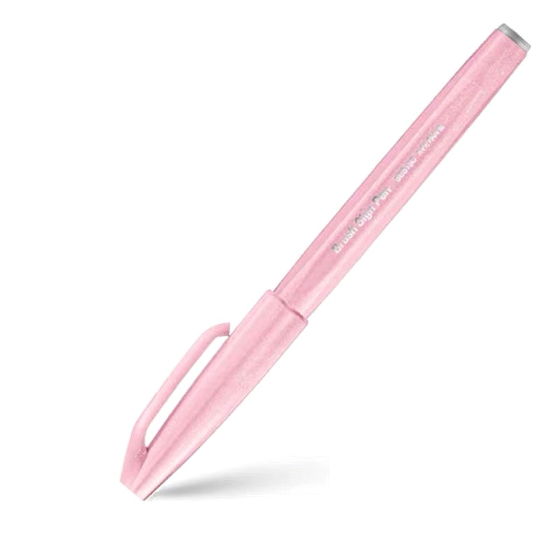 Pentel Fude Touch Brush Sign Pen - Pale Pink