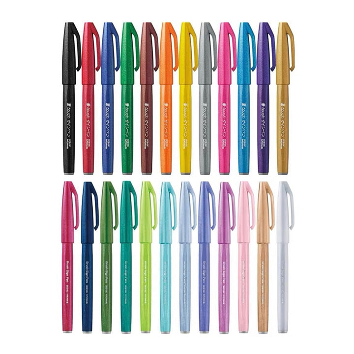 Pentel Fude Touch Brush Sign Pen - Black